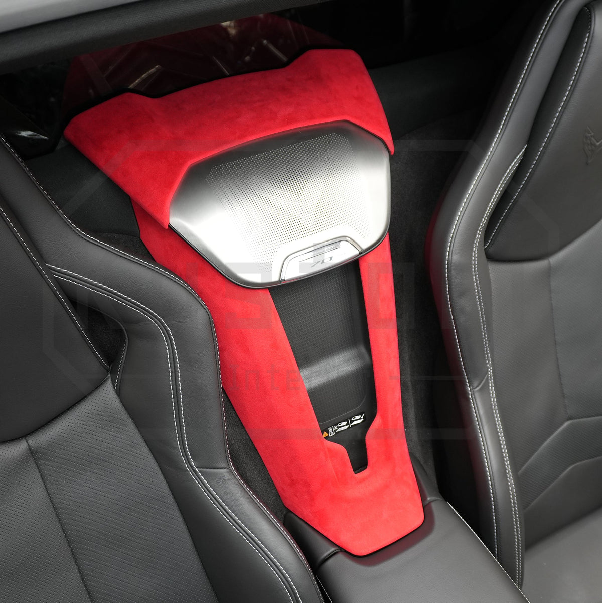 Corvette C8 Suede Leather Waterfall Trim Cover