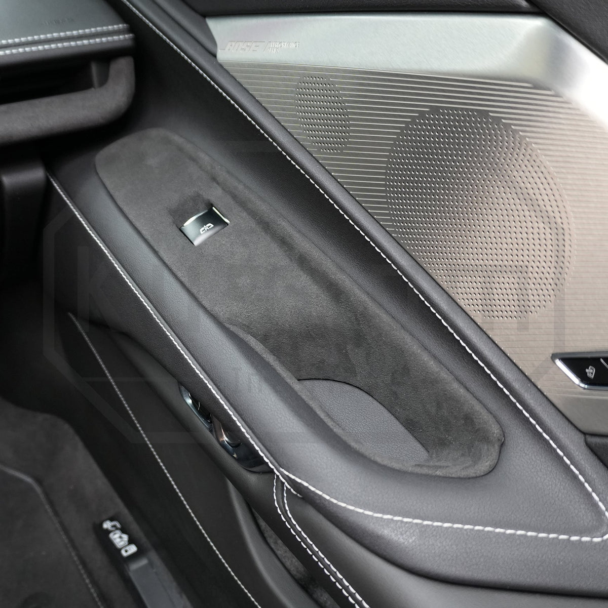 Corvette C8 Suede Leather Window Switch Control Panel Trim Cover
