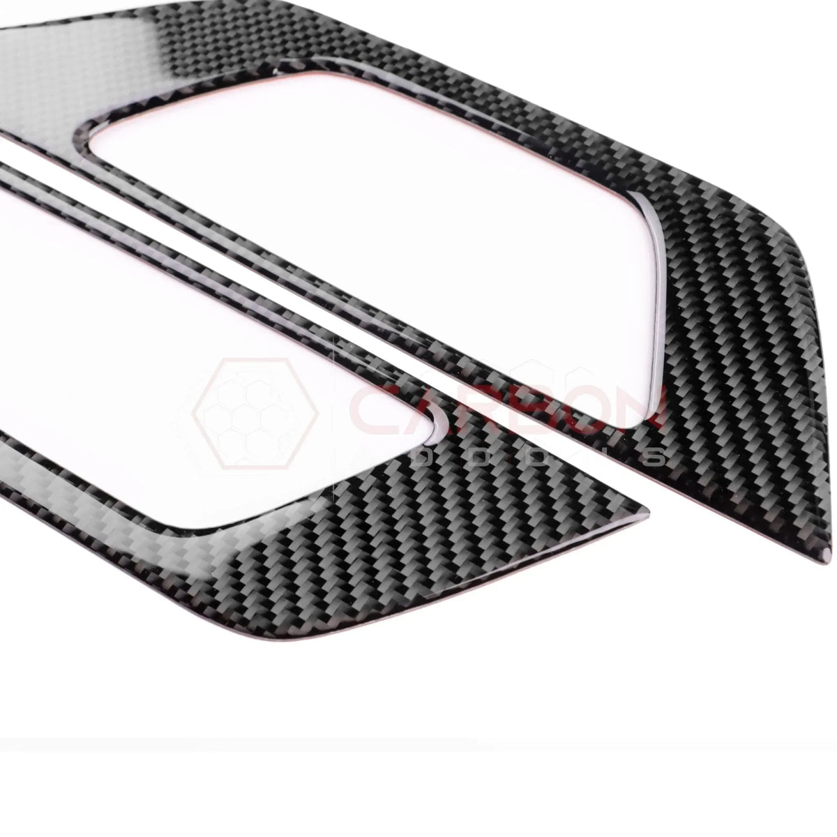 Real Carbon Fiber Seat Control Outer Trim Overlay for 2024+ Ford Mustang