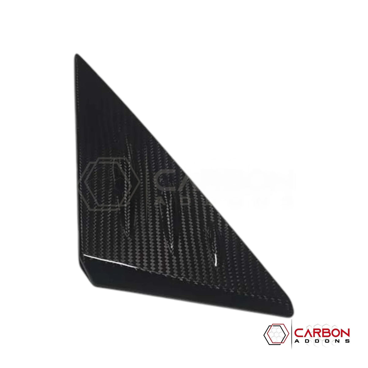 C8 Corvette 2020+ Real Carbon Fiber A-Pillar Exterior Trim Cover | 2020-2027