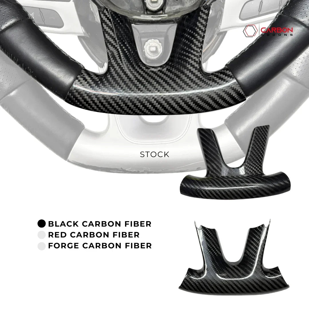 Dodge SRT Charger Challenger Durango 2015+ Carbon Fiber Bottom Lower Steering Wheel Trim Cover