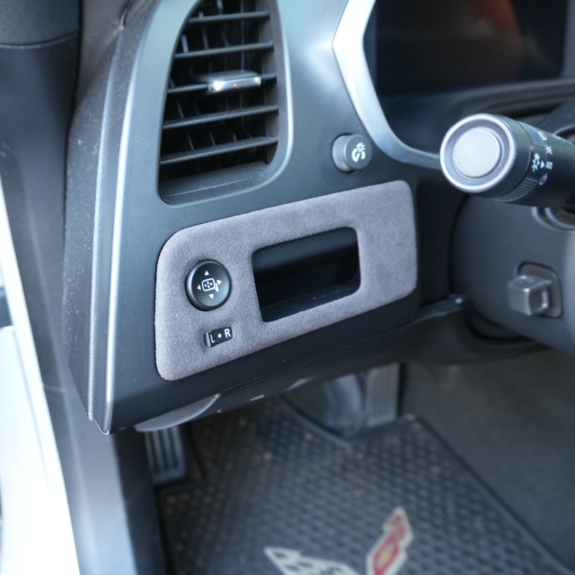 Corvette C7 Suede Leather Headlight Switch Panel Trim