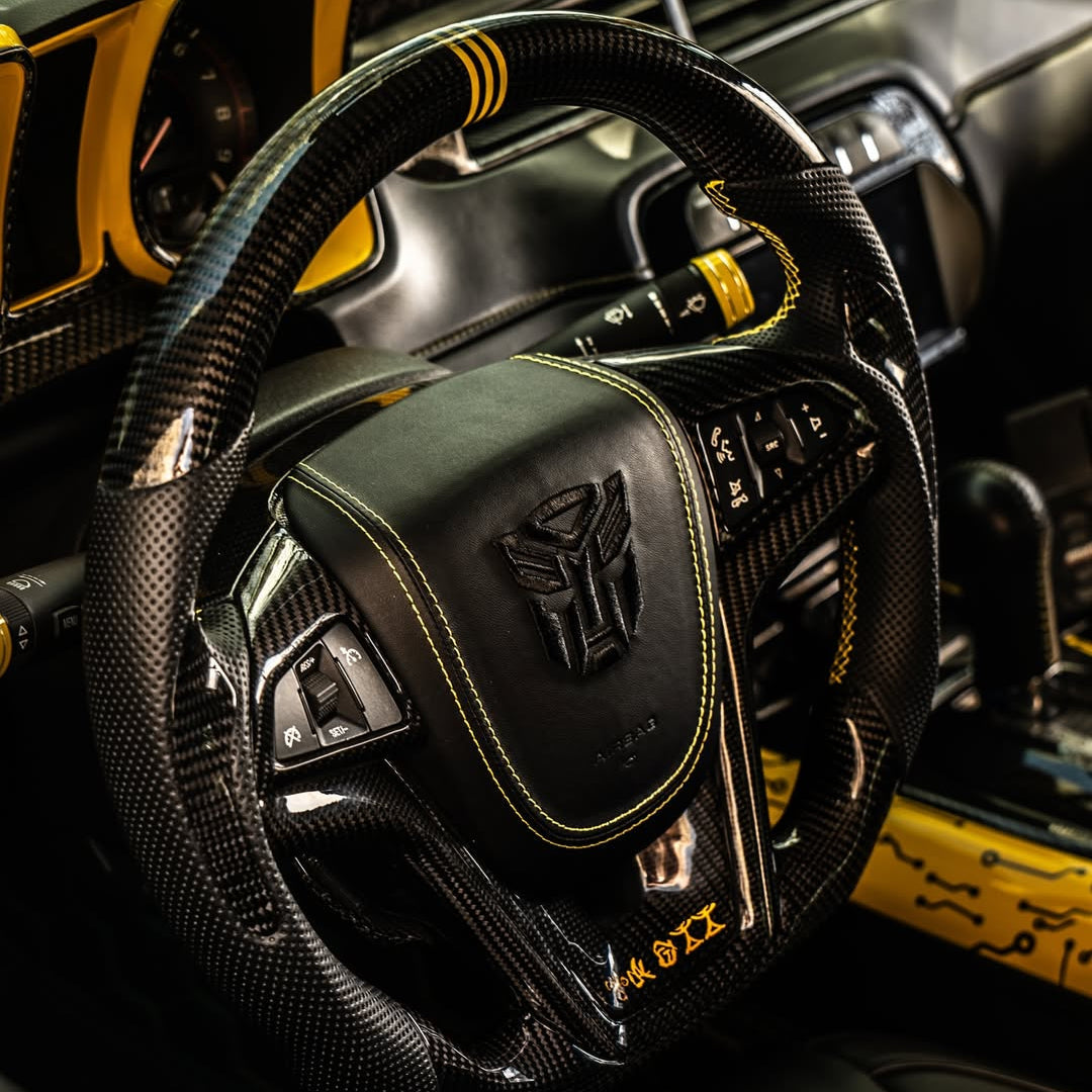 5th Gen Camaro Carbon Fiber Steering Wheel (Custom Order)