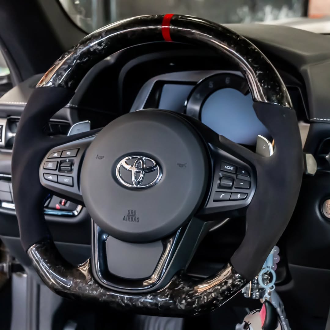 2020+ Toyota Supra Carbon Fiber Steering Wheel (Custom Order)