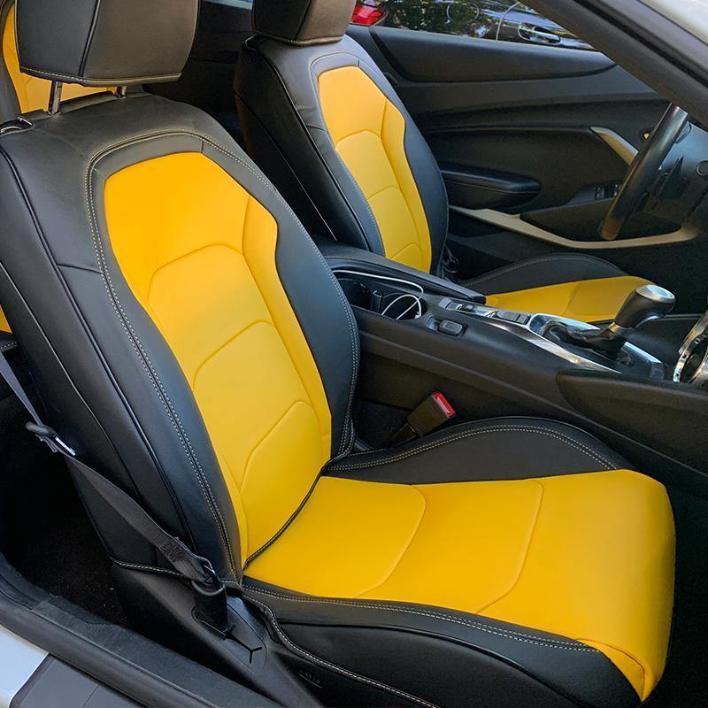6th Gen Camaro Coupe Custom Leather Seat Covers
