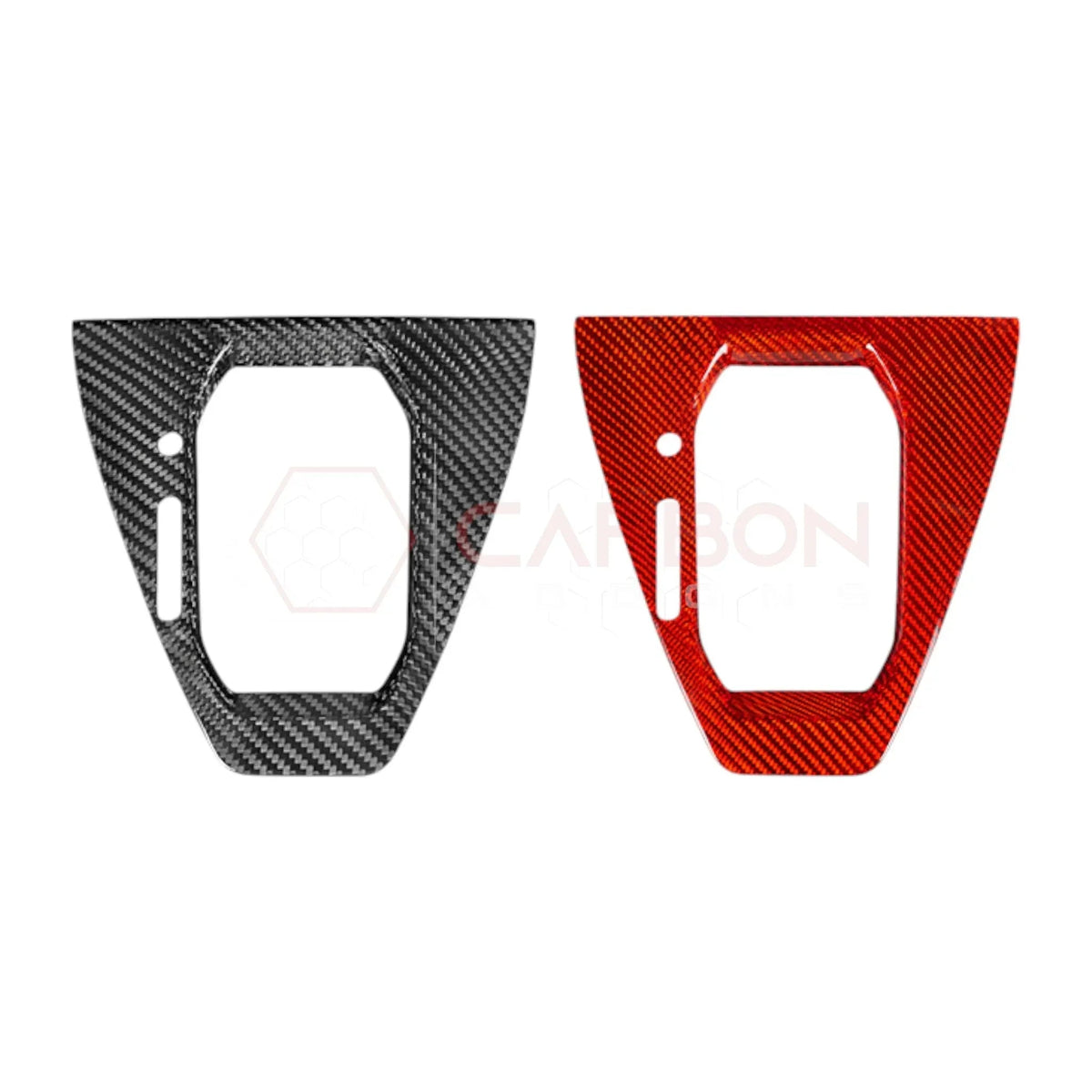 Real Carbon Fiber Gear Shifter Trim Cover for 2024+ Ford Mustang
