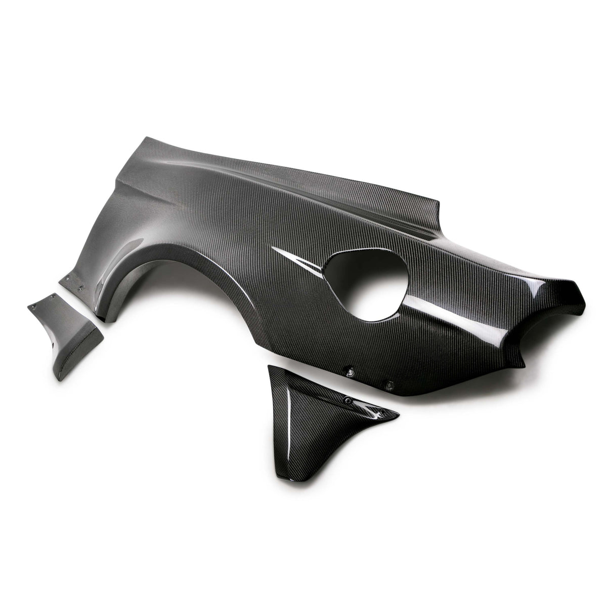 JTP 10-piece carbon fiber wide fenders & wide quarters for 2015-2017 Ford Mustang