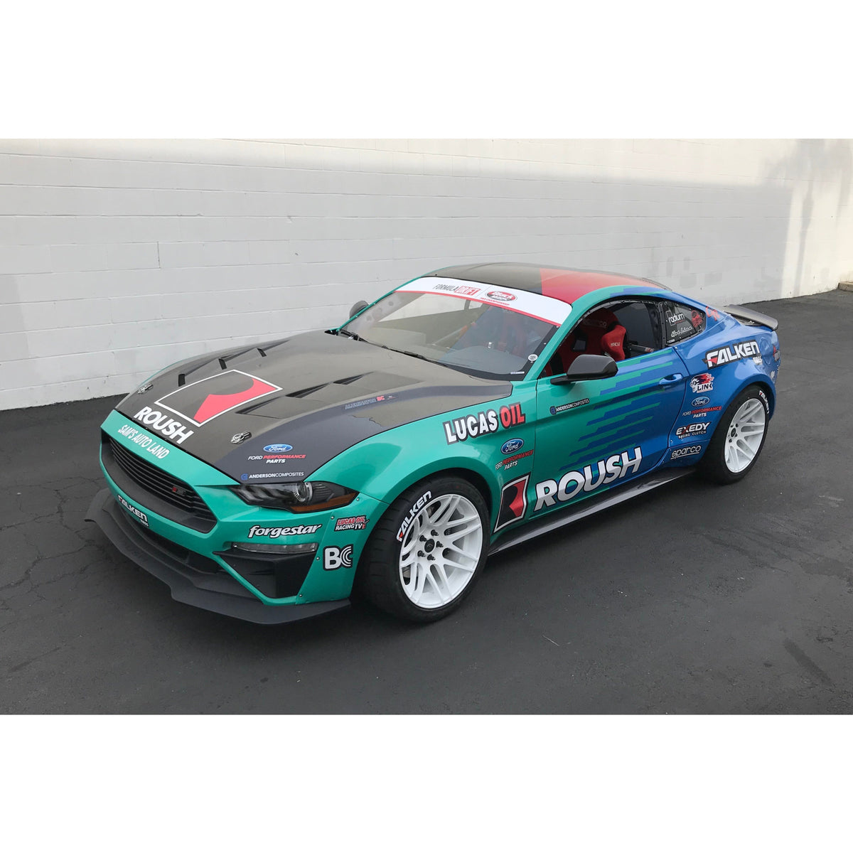 JTP 10-piece carbon fiber wide fenders & wide quarters for 2018-2023 Ford Mustang