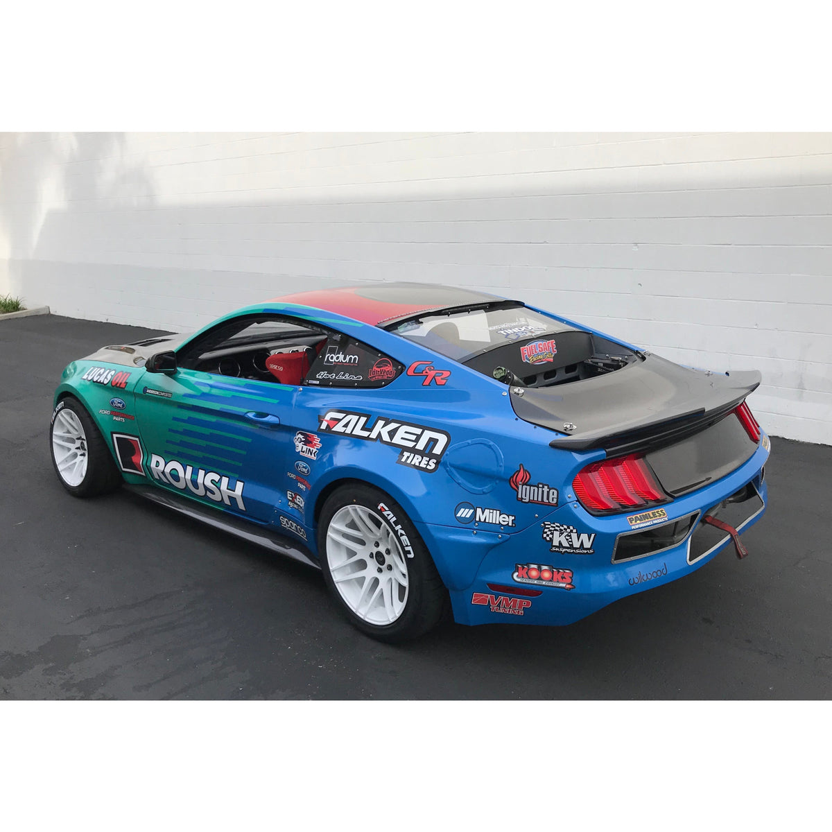 JTP 10-piece carbon fiber wide fenders & wide quarters for 2018-2023 Ford Mustang