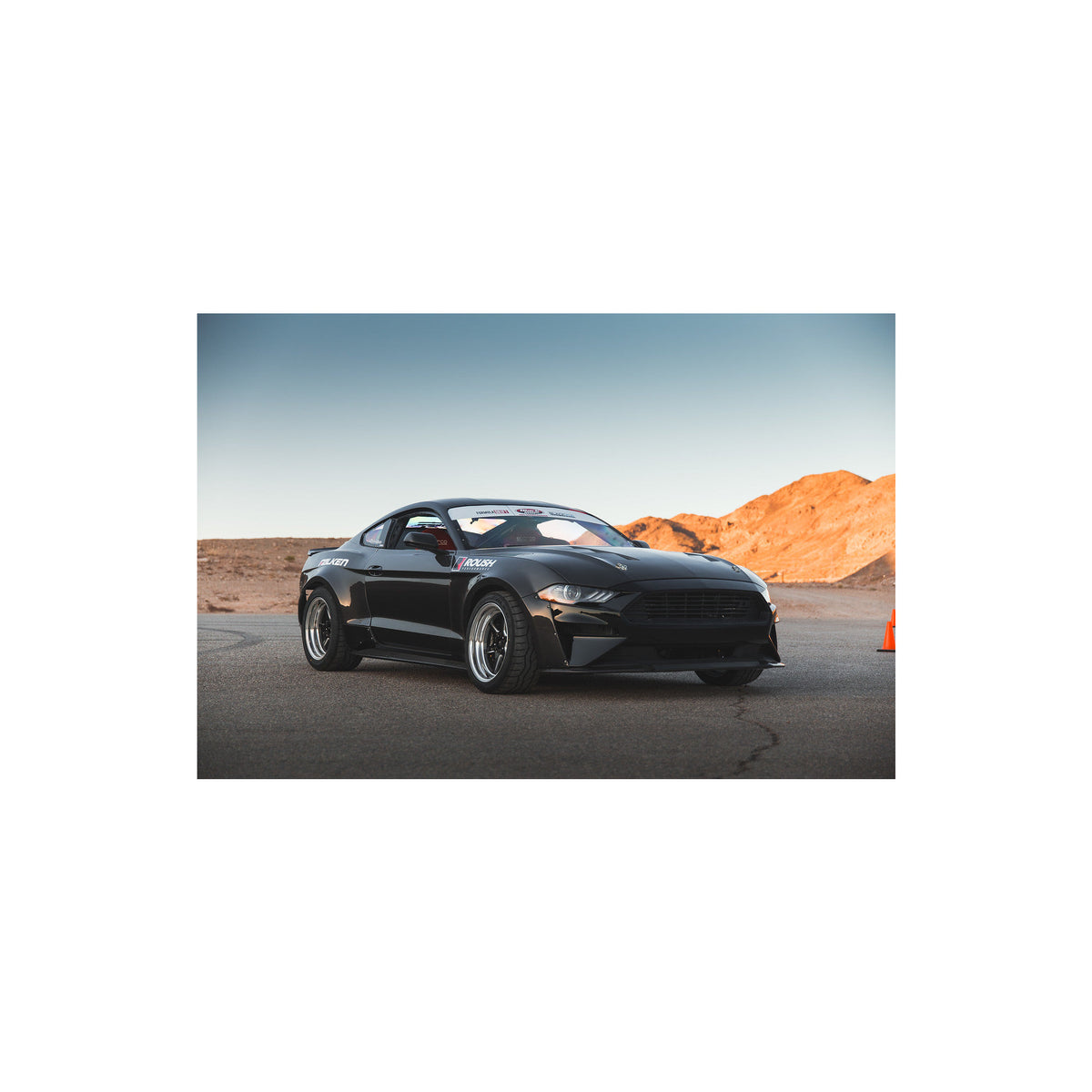 JTP 10-piece carbon fiber wide fenders & wide quarters for 2018-2023 Ford Mustang