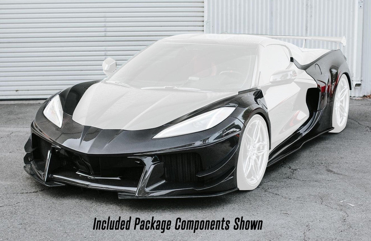 Carbon Fiber Wide-Track Package for 2020-2026 Chevrolet Corvette C8