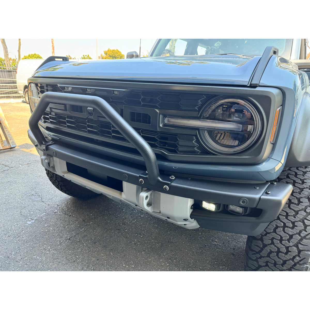 Carbon fiber bull bar for 2022-2026 Bronco Raptor