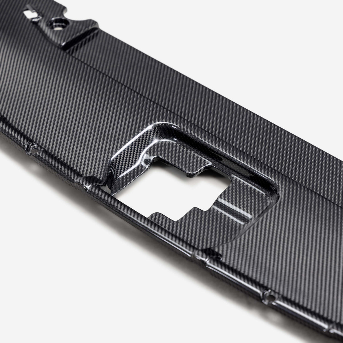 Carbon fiber radiator cover for 2015-2017 Ford Mustang