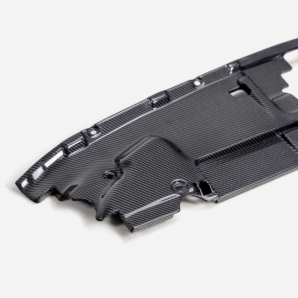 Carbon fiber radiator cover for 2018-2023 Ford Mustang
