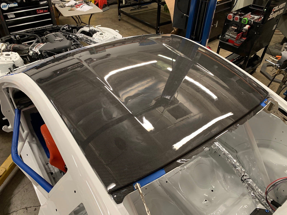 Dry carbon roof replacement for 2015-2025 Ford Mustang