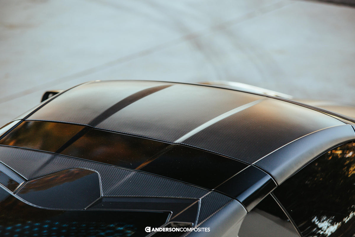 Dry carbon fiber roof replacement for 2020-2025 Chevrolet C8 (coupe only)