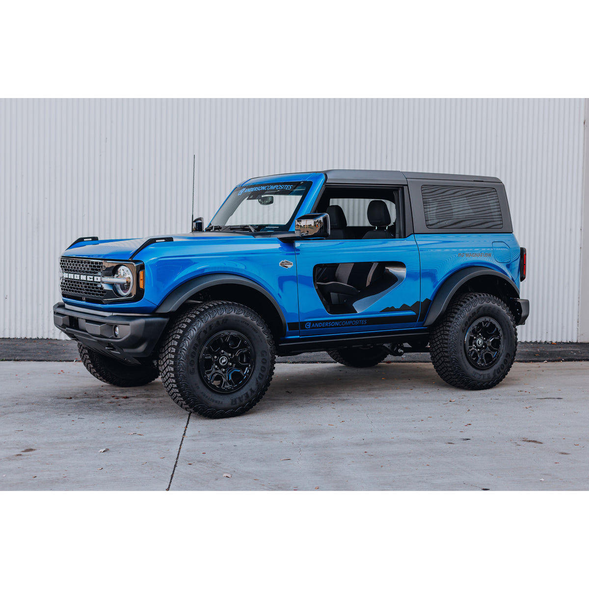Fiberglass halo doors for 2021-2026 Ford Bronco 2DR