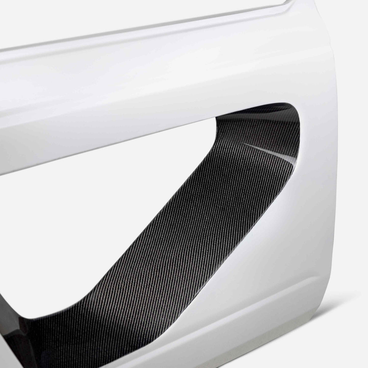 Fiberglass halo doors with carbon fiber inserts for 2021-2026 Ford Bronco 2DR