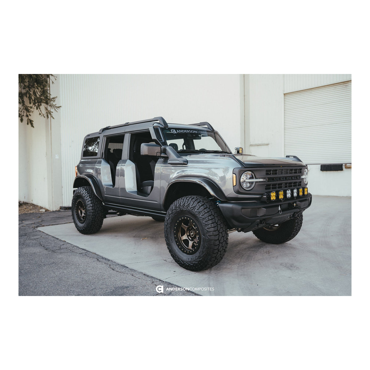 Fiberglass front Roadster doors for 2021-2026 Ford Bronco 4DR