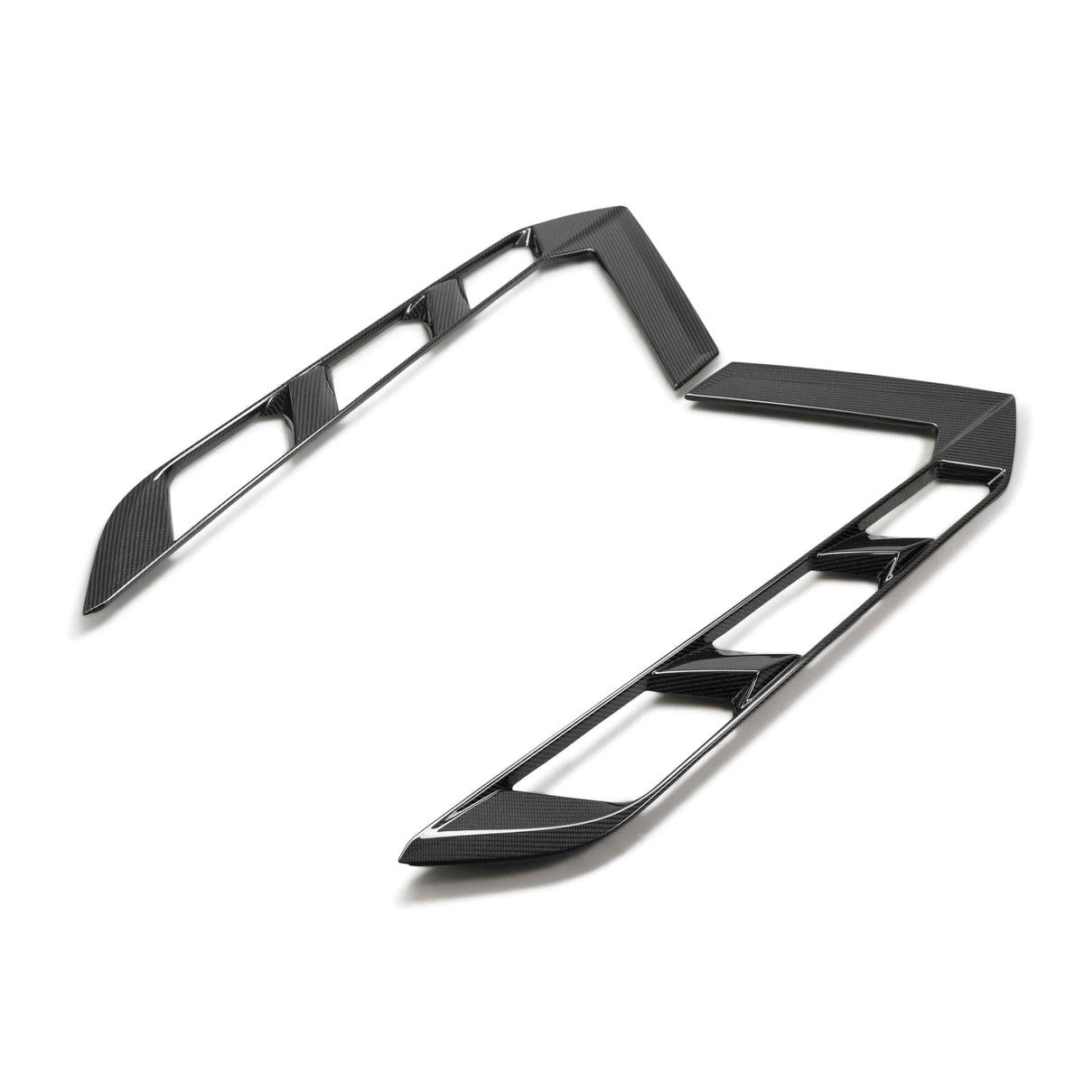 Carbon fiber decklid side vents for 2020-2026 Chevrolet C8 Coupe (PAIR)