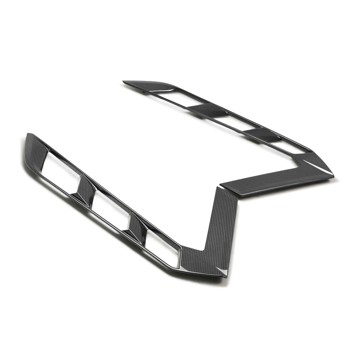 Carbon fiber decklid side vents for 2020-2026 Chevrolet C8 Coupe (PAIR)