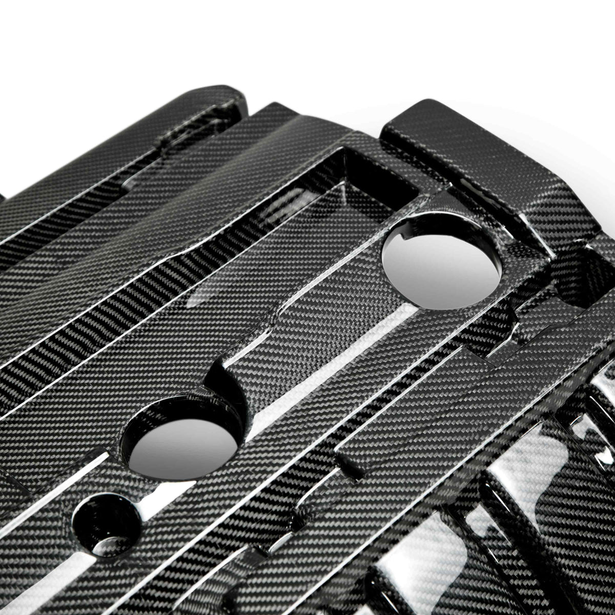 Carbon fiber engine cover for 2015-2023 Ford Mustang EcoBoost