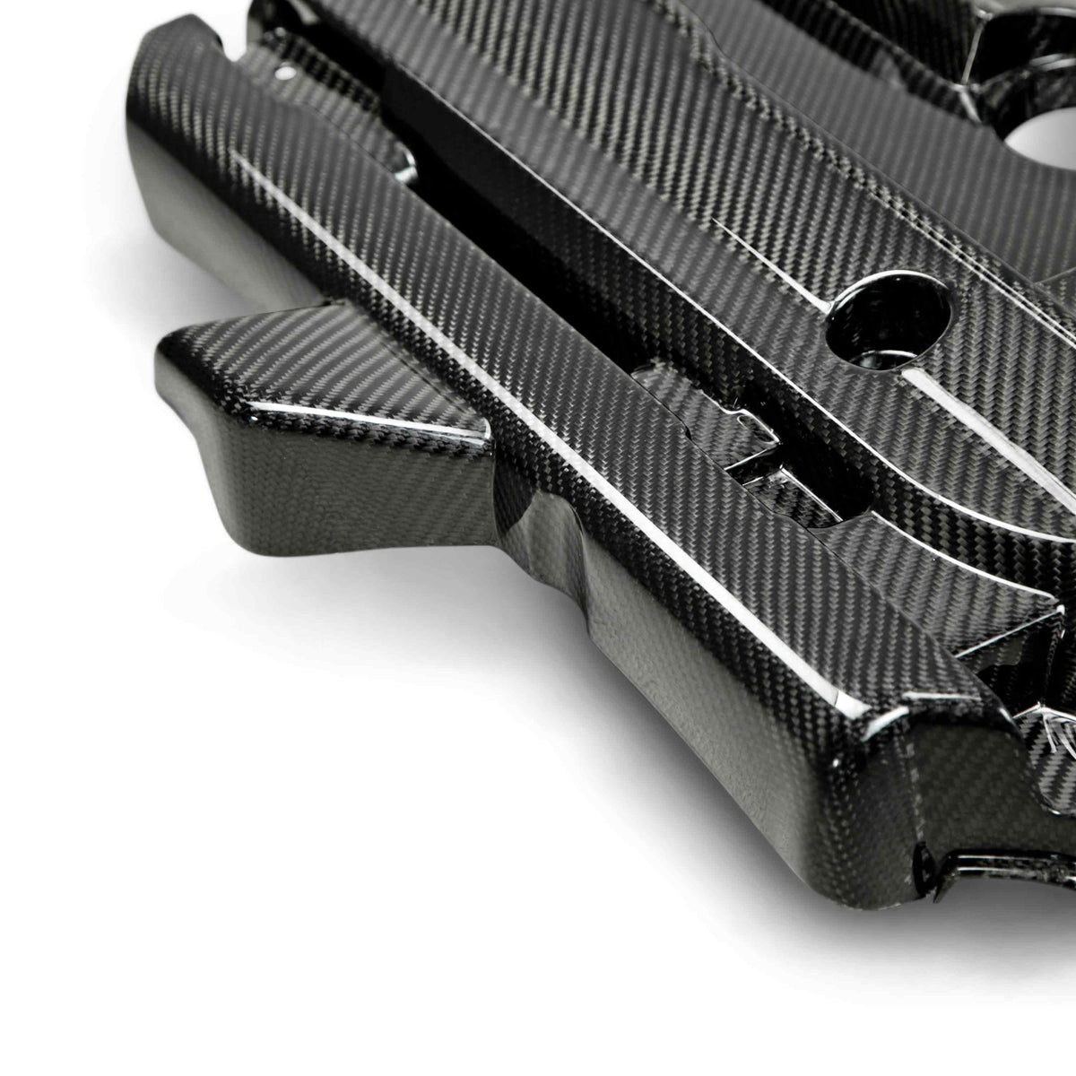 Carbon fiber engine cover for 2015-2023 Ford Mustang EcoBoost