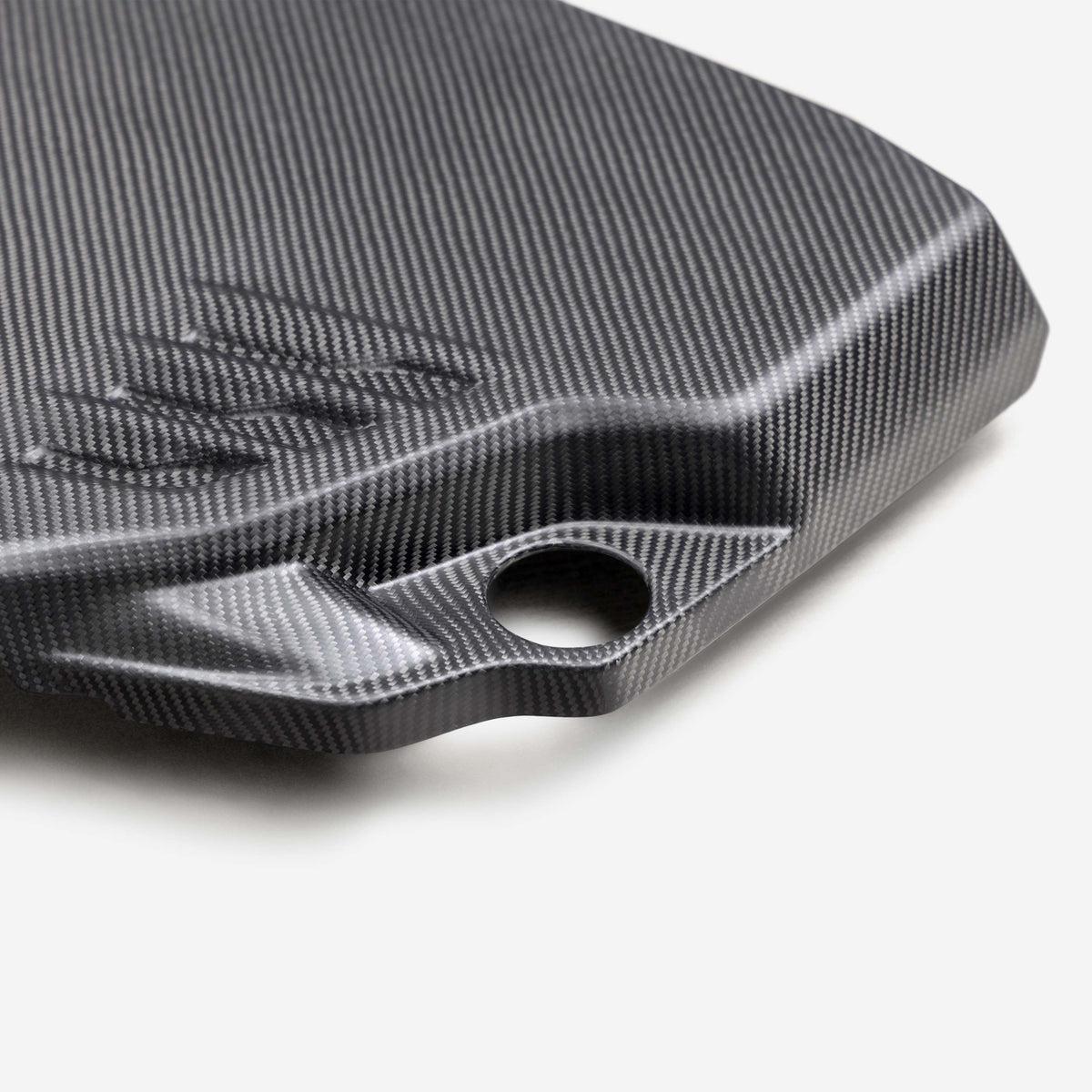 Carbon fiber engine cover for 2016-2019 Cadillac ATS-V & 2022-2024 CT4-V Blackwing (Matte Finish)