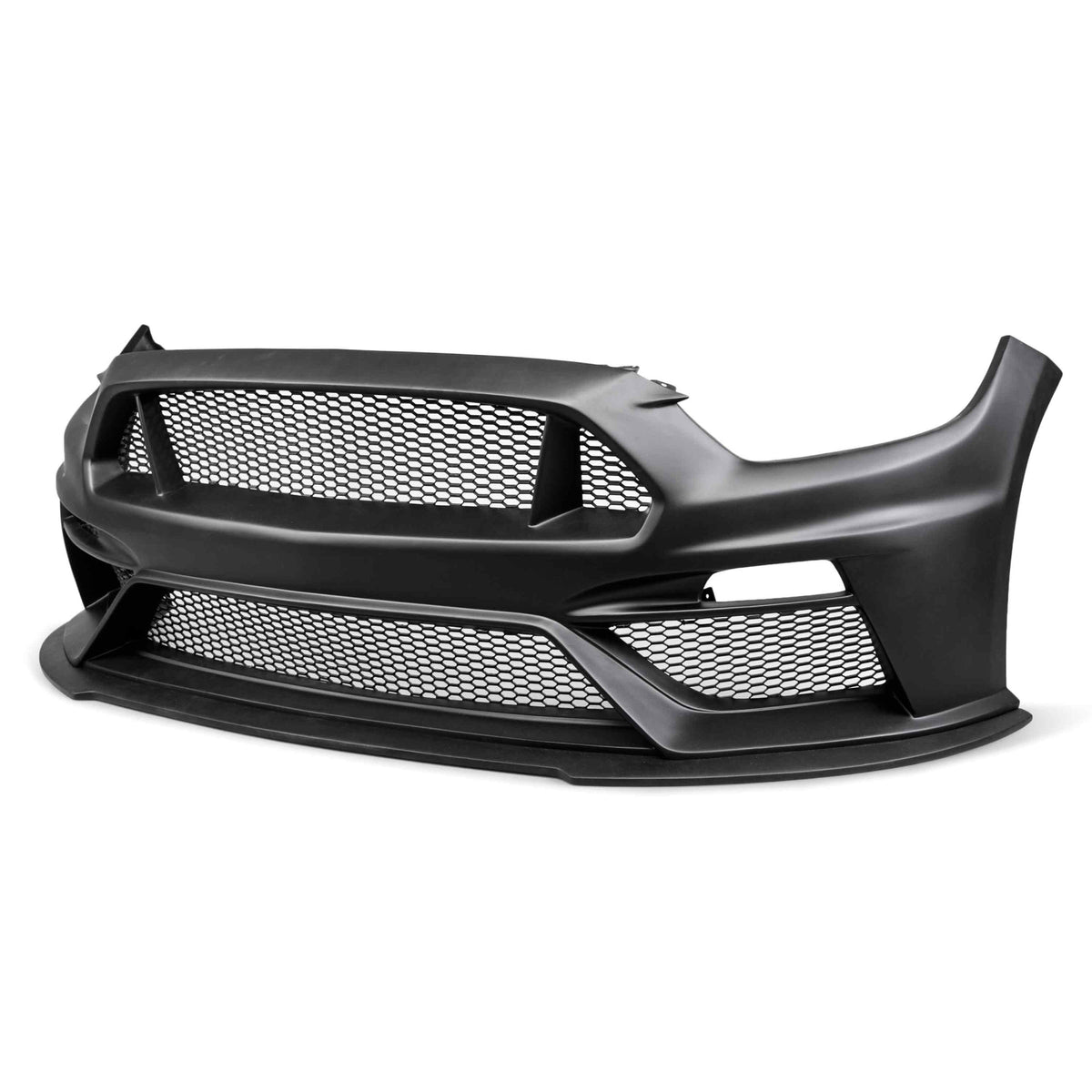 Type-TT (Ford GT Style) fiberglass front bumper for 2015-2017 Ford Mustang