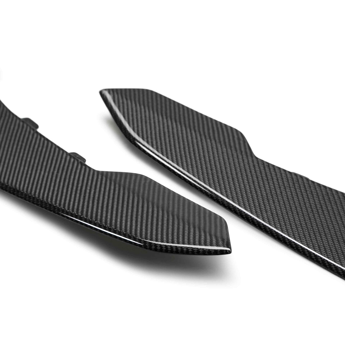 Type-LE carbon fiber front bumper canards for 2017-2024 Chevrolet Camaro ZL1 1LE