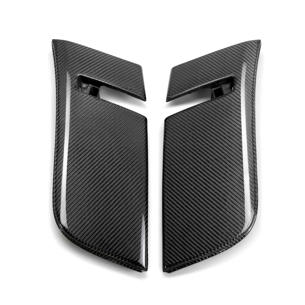 Carbon fiber front flare extension panel for 2018-2023 Dodge Challenger Widebody