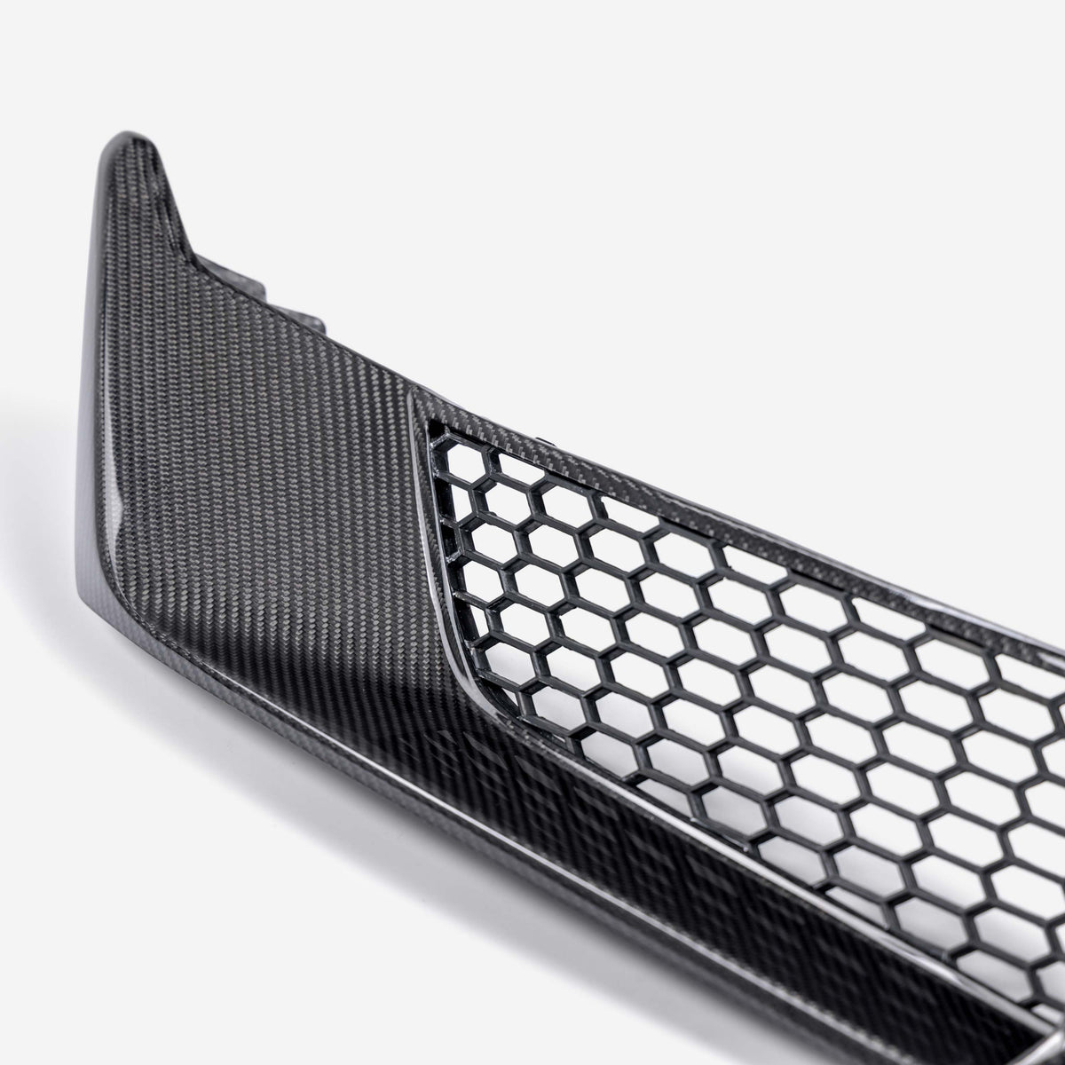 Carbon fiber front bumper inserts for 2024-2026 Ford Mustang Dark Horse