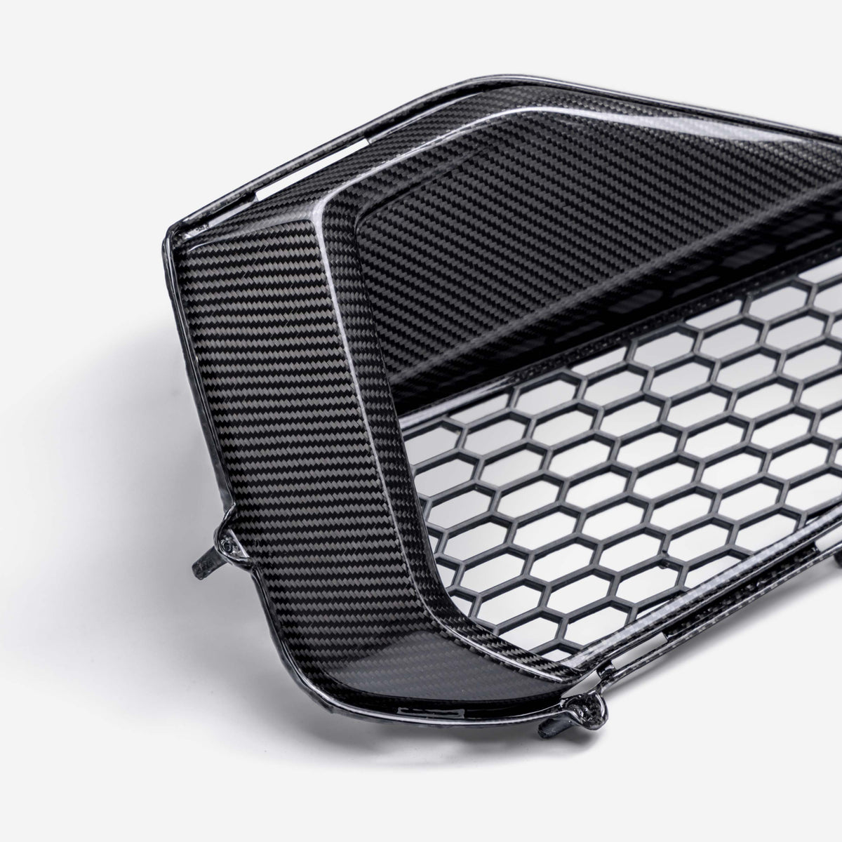 Carbon fiber front bumper inserts for 2024-2025 Ford Mustang GT