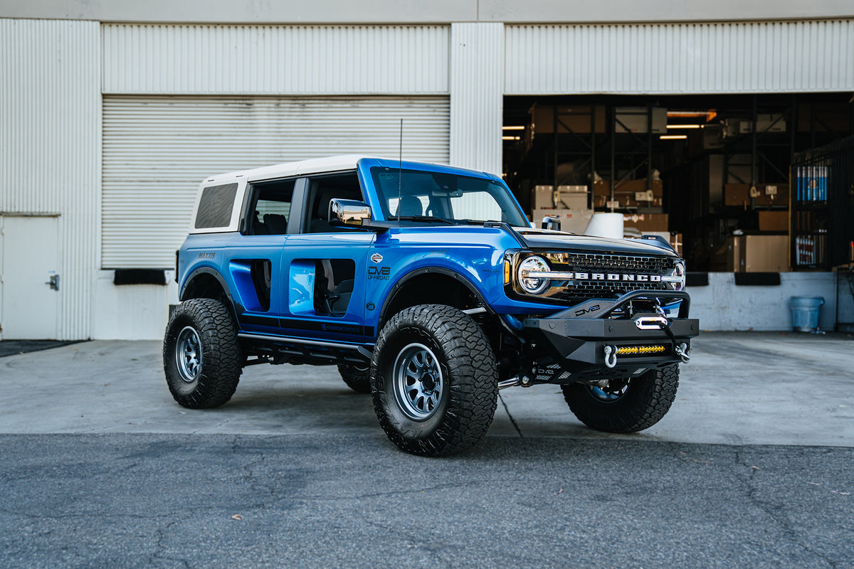 Carbon fiber fender flare delete kit for 2021-2024 Ford Bronco 2DR