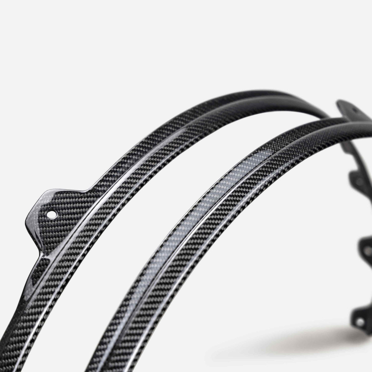 Carbon fiber front fender extension for 2021-2023 Ford Mustang Mach 1