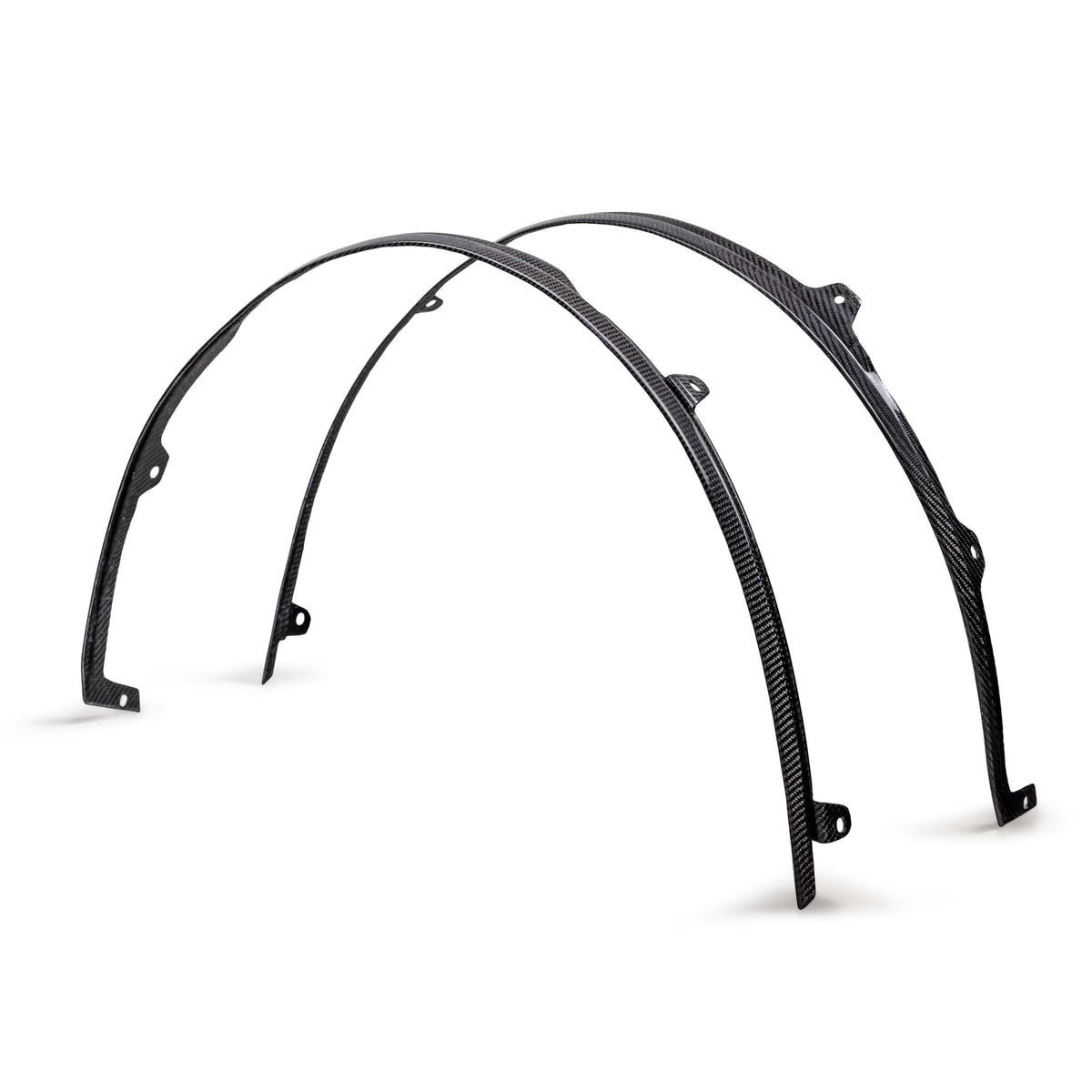Carbon fiber fender extension for 2024-2025 Ford Mustang Dark Horse