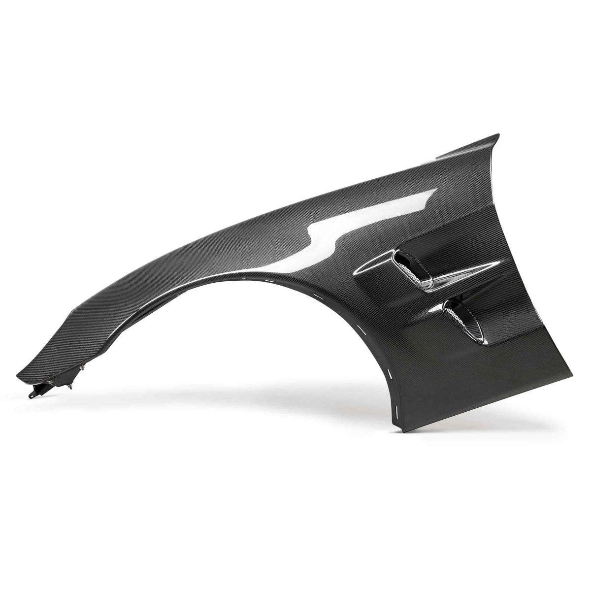 Type-ZR1 Carbon fiber fenders for 2005-2013 Chevrolet Corvette C6 (total 1.65" wider)