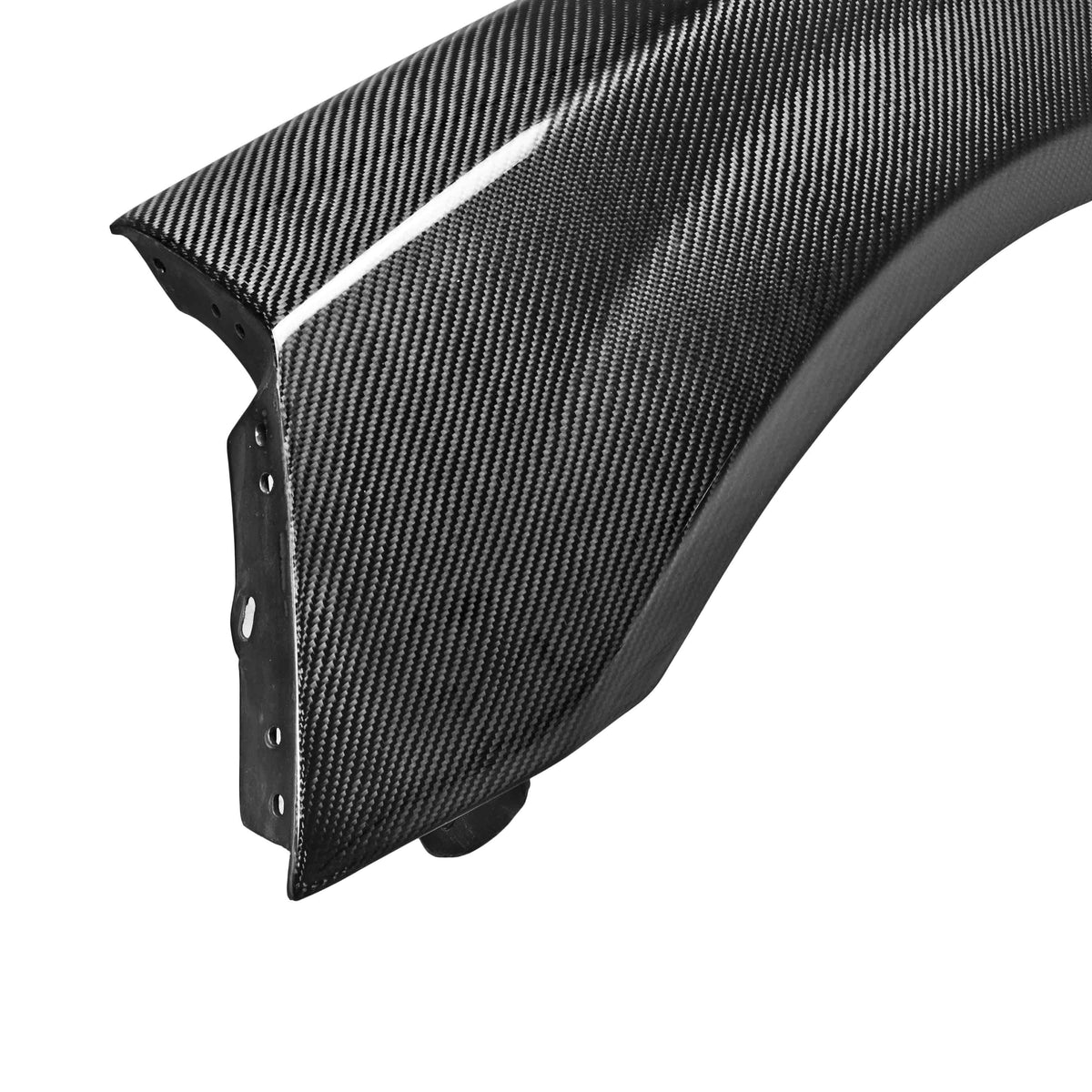 Type-SS carbon fiber fenders for 2010-2015 Chevrolet Camaro - vented (10mm wider)
