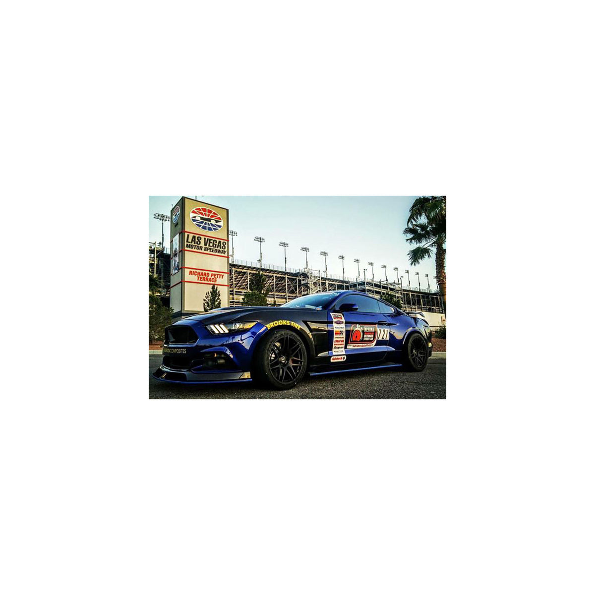Type-AT carbon fiber front fenders for 2015-2017 Ford Mustang (0.4inch wider) (pair)