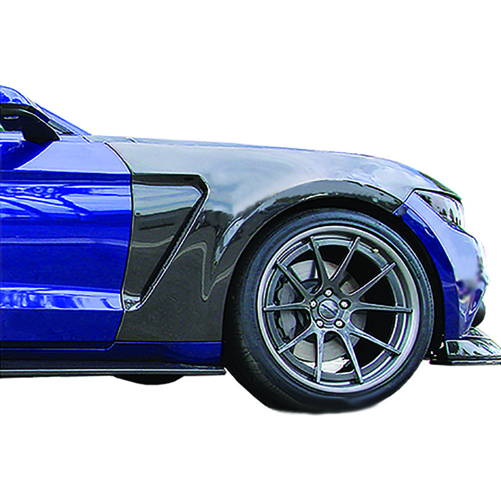 Type-GR (GT350 Style) carbon fiber fenders for 2015-2017 Ford Mustang (pair)