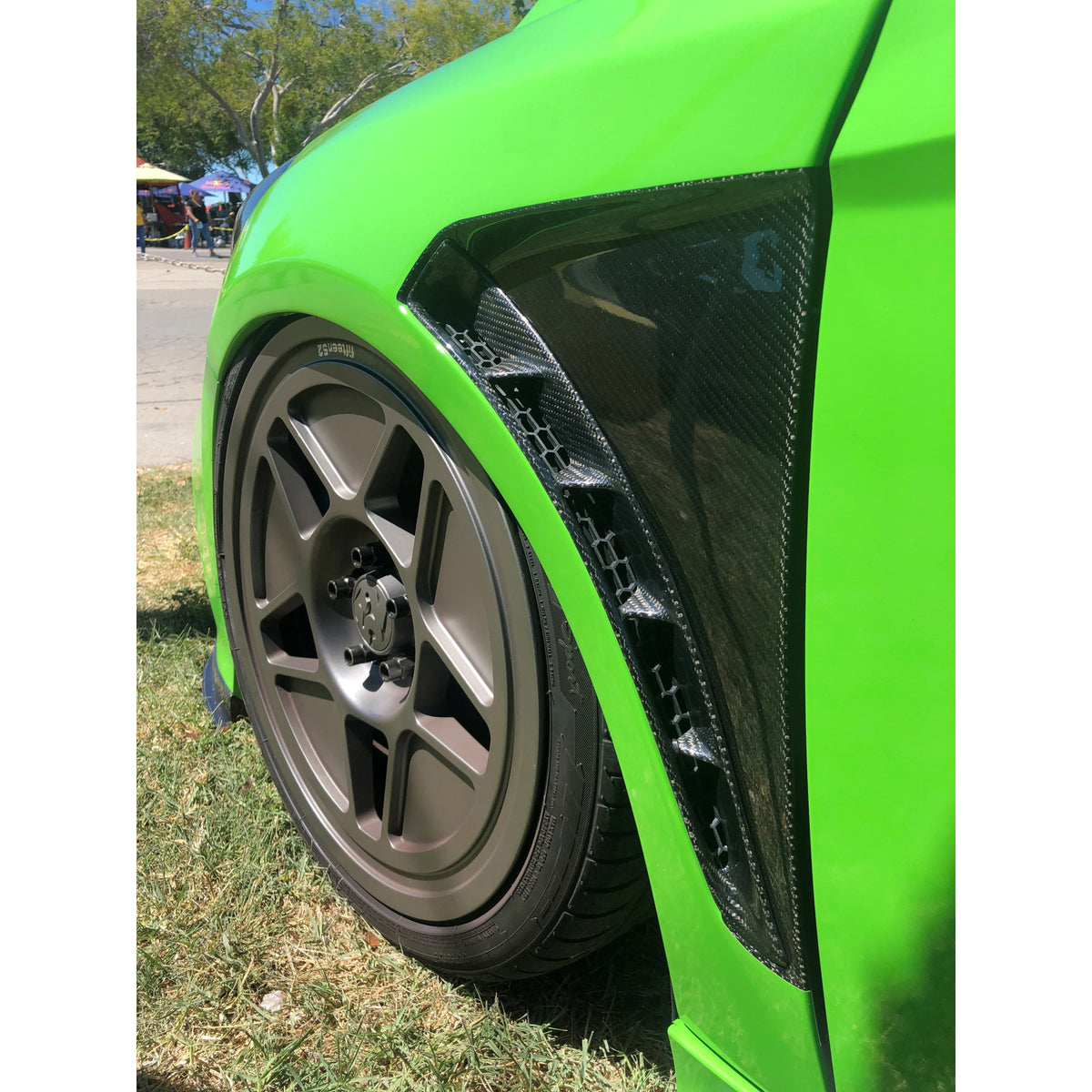 Type-GR carbon fiber front fenders for 2016-2018 Ford Focus RS (0.4inch wider) (pair)