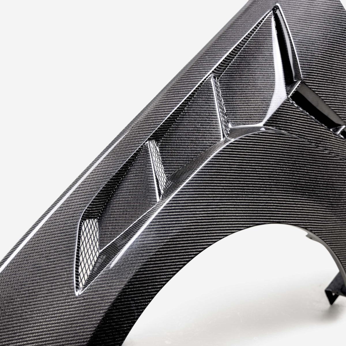 Type-GTD carbon fiber fenders for 2024-2026 Ford Mustang