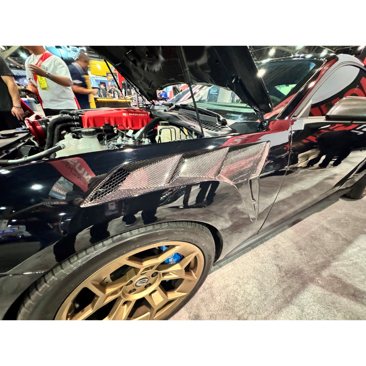 Type-GTD carbon fiber fenders for 2024-2026 Ford Mustang