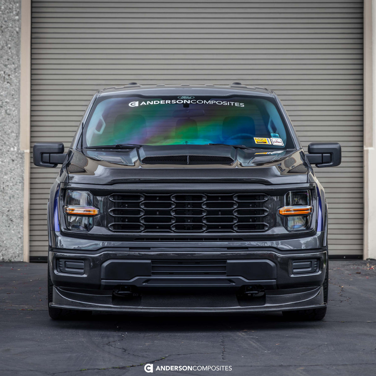 Carbon fiber front grille for 2024-2025 Ford F-150