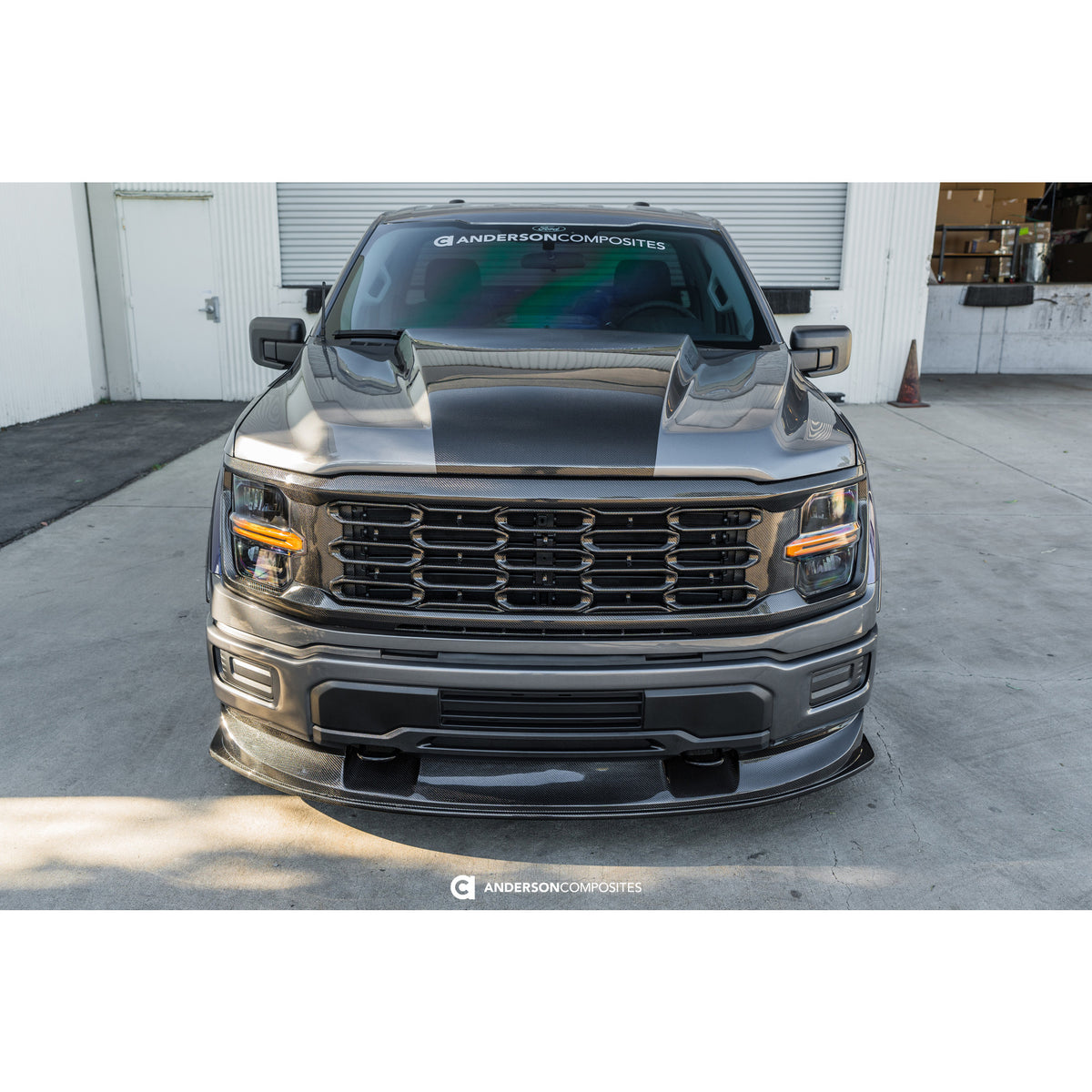 Carbon fiber front grille for 2024-2025 Ford F-150