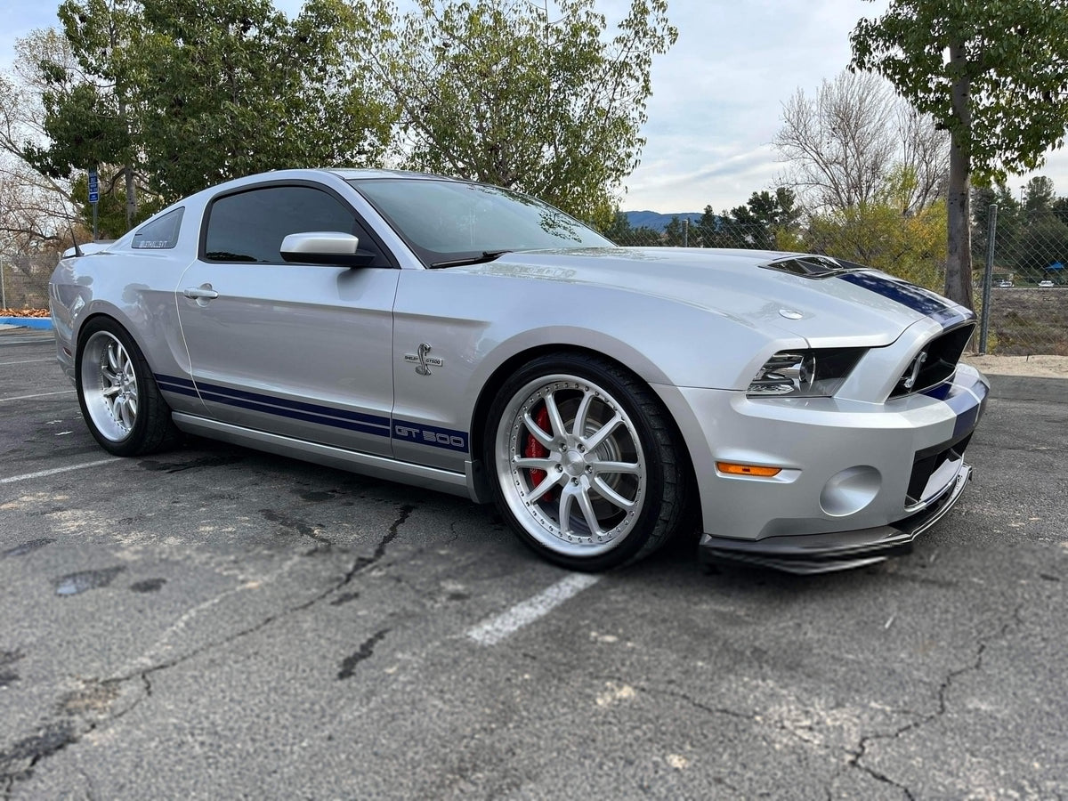 Type-GT carbon fiber front chin spoiler for 2010-2014 Ford Mustang Shelby GT500