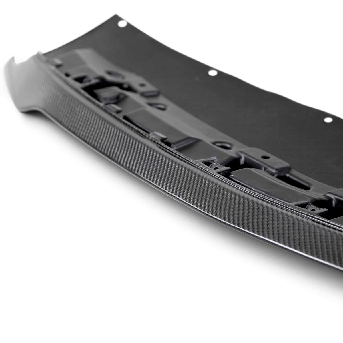 Carbon fiber front splitter for 2015-2020 Ford Mustang Shelby GT350 (3PC)