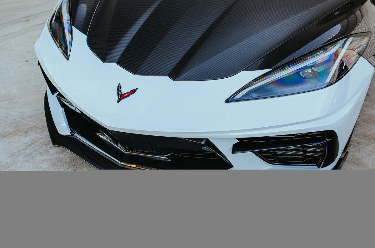 Type-MB carbon fiber front lip for 2020-2024 Chevrolet C8