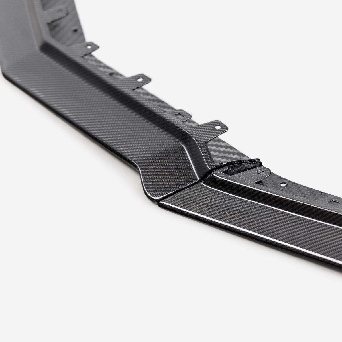 Type-OE carbon fiber front lip for 2023 Chevrolet C8 Z06