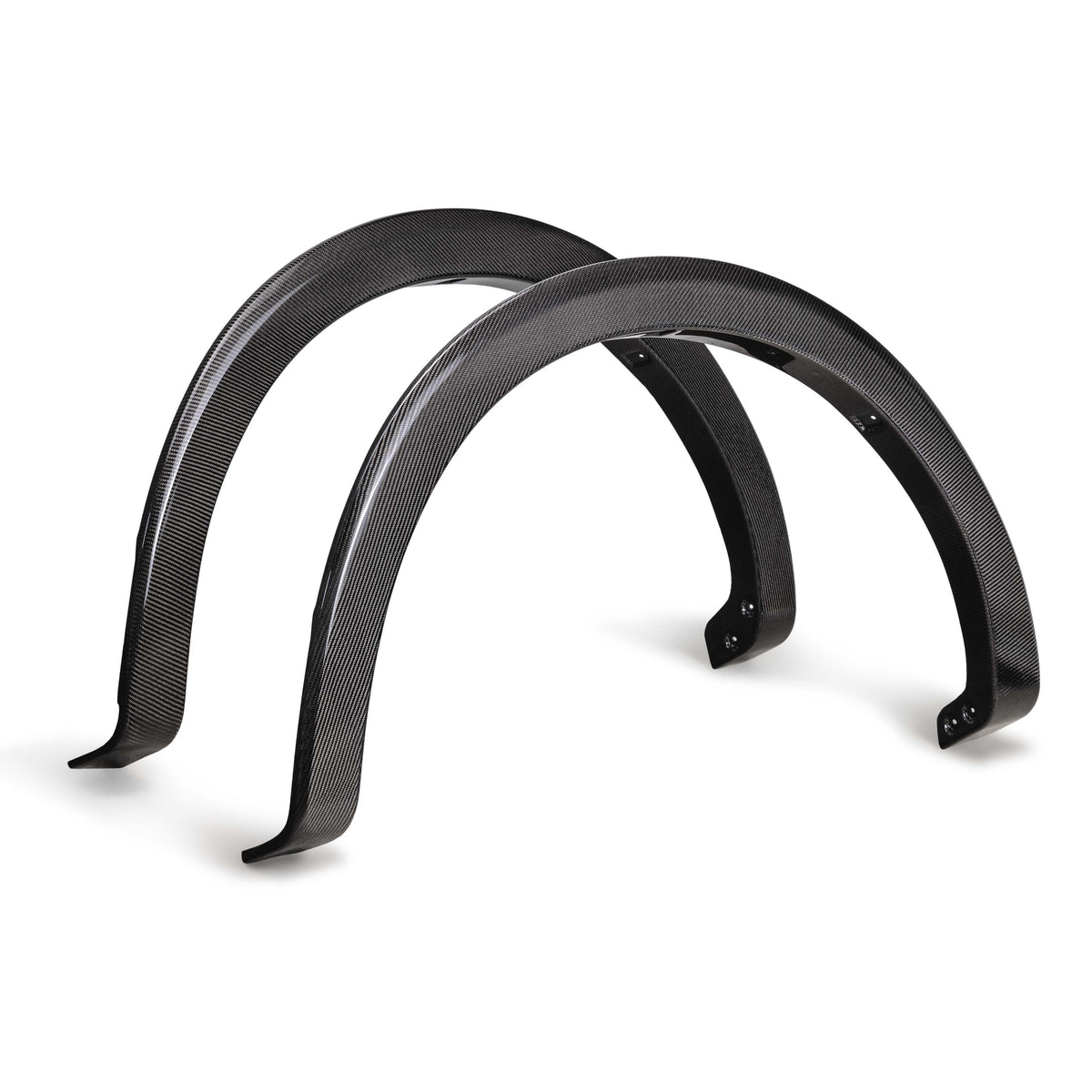 Type-AO carbon fiber rear fender flares for 2021-2025 Ford F-150 non-Raptor
